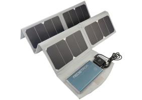 50W Solar Panel Charger For Pilot 12/24 CPAP Batteries - Medistrom