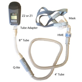 Q-Lite In-Line CPAP Muffler - Breas